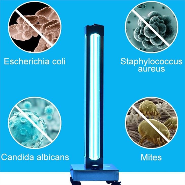 Bevægelig UV-lys sterilisator