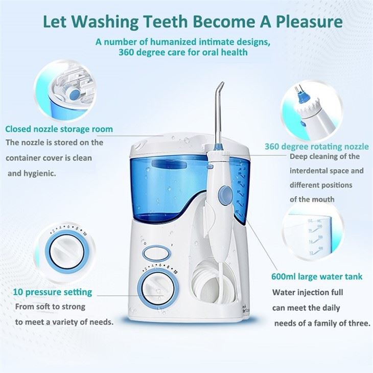 Intensiv rensende oral irrigator